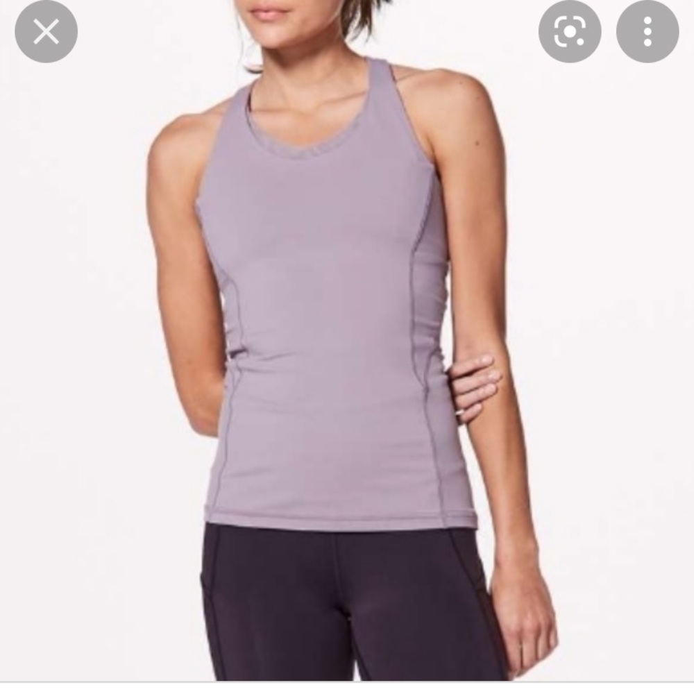 Lululemon stash n run tank color dusty dawn size 2